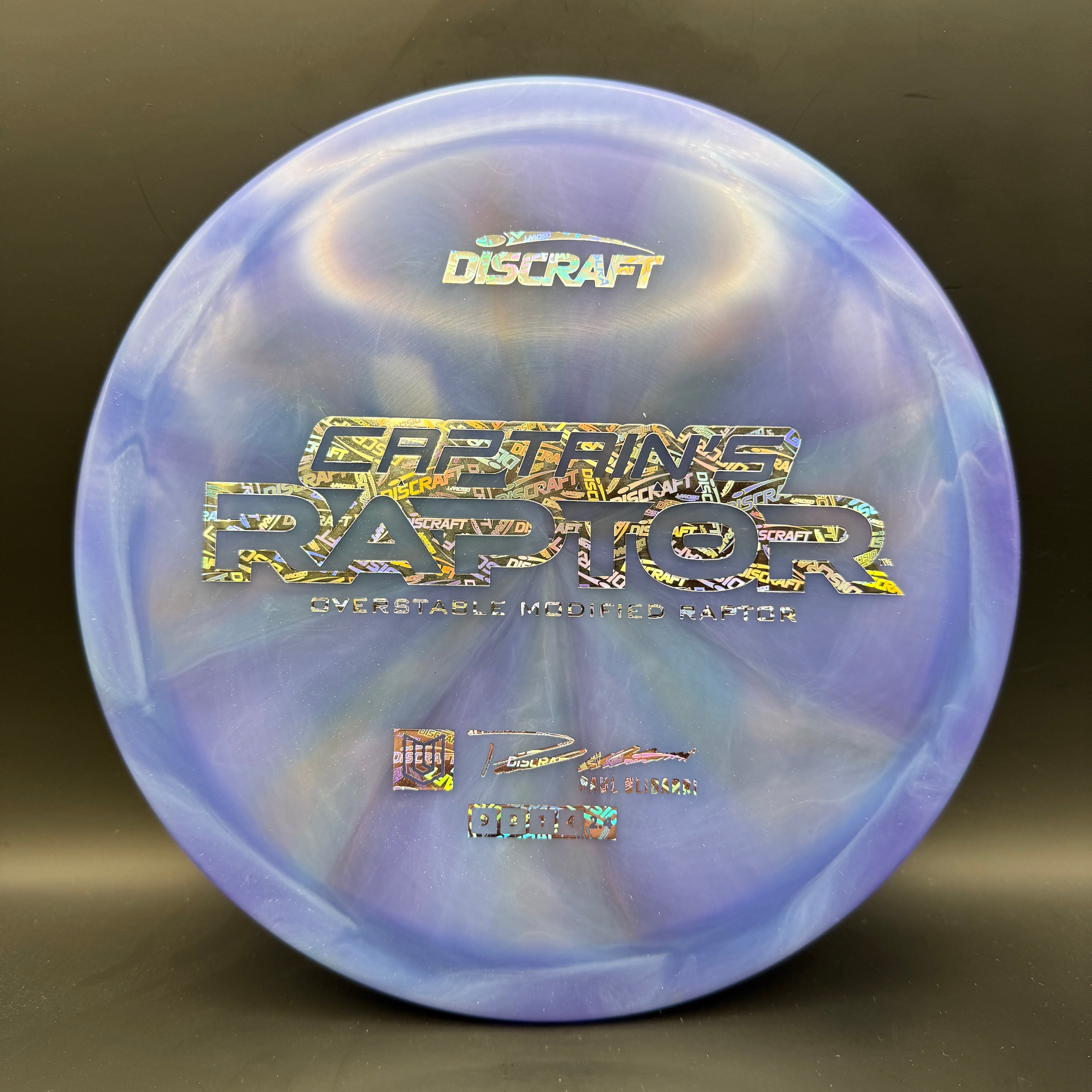 Discraft Captain’s Raptor (2025 Z Swirl)