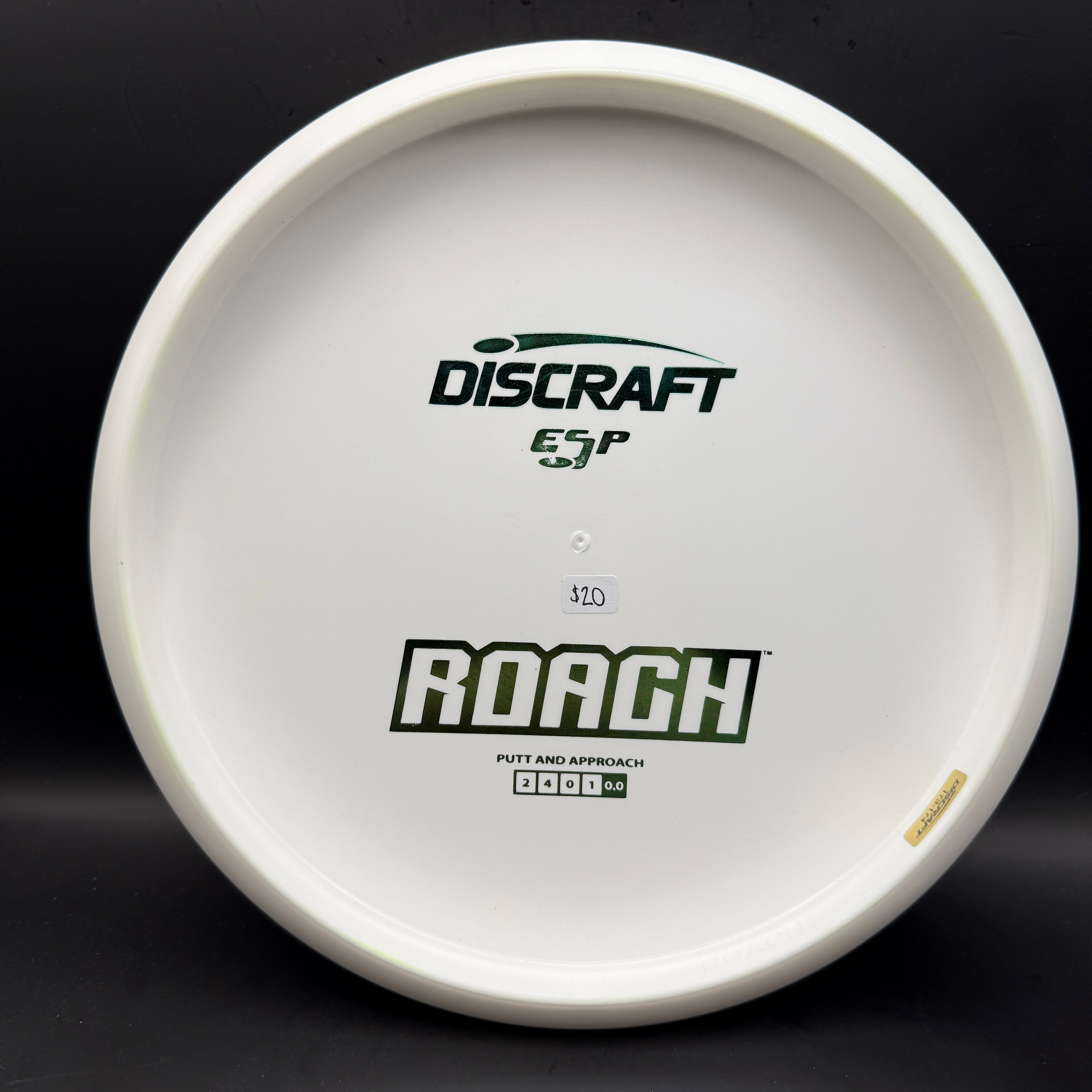 Discraft Roach - White / Bottom Stamp