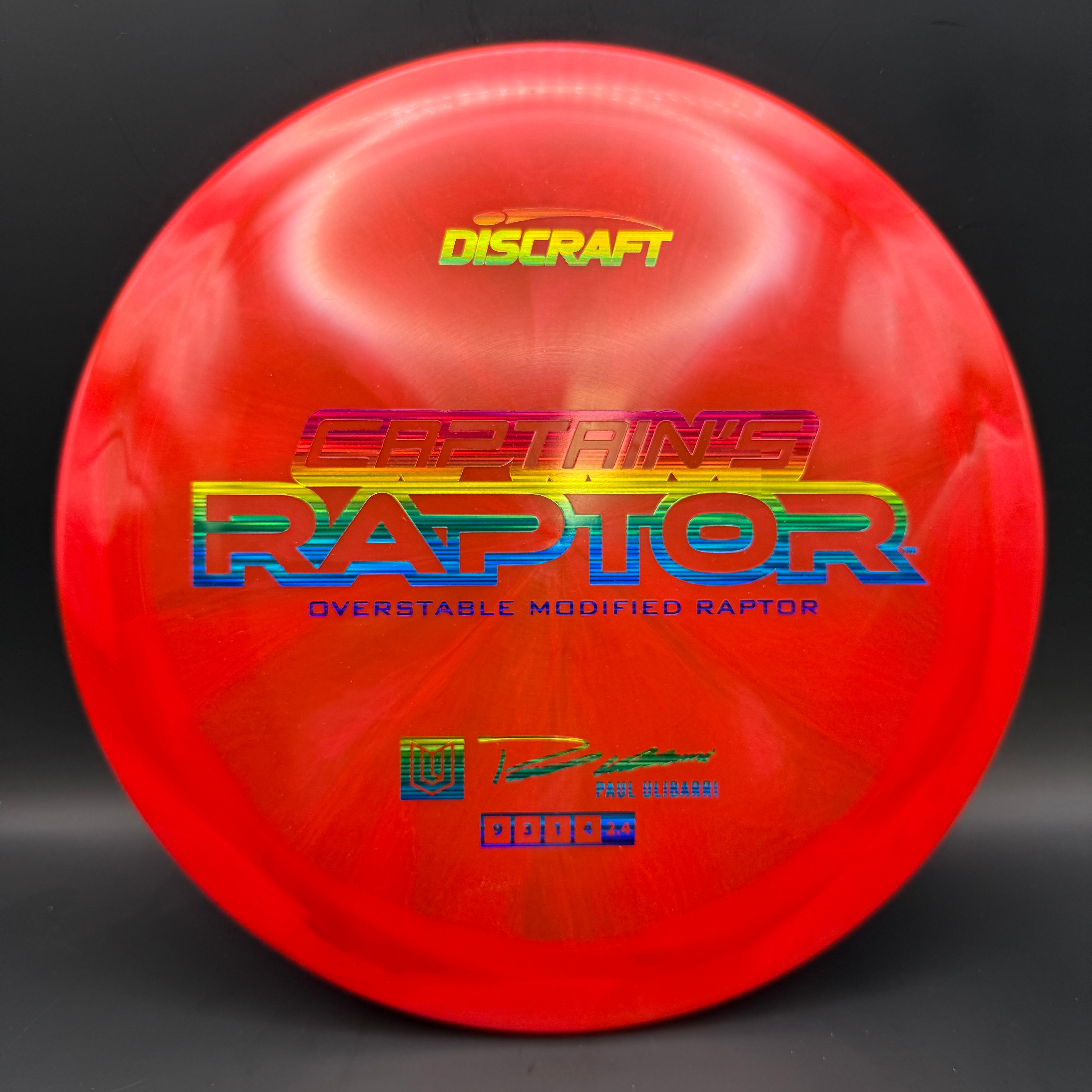 Discraft Captain’s Raptor (2025 Z Swirl)