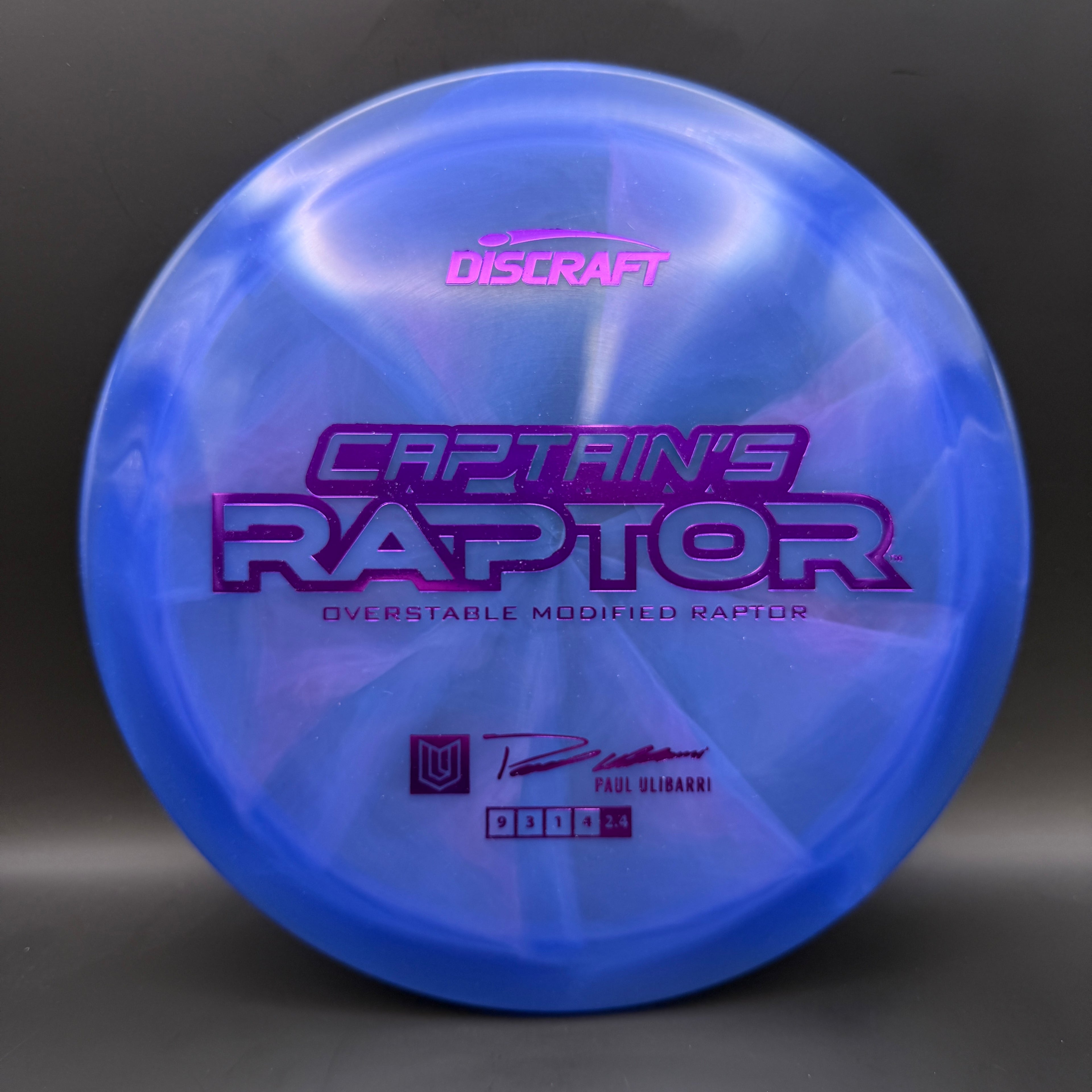 Discraft Captain’s Raptor (2025 Z Swirl)