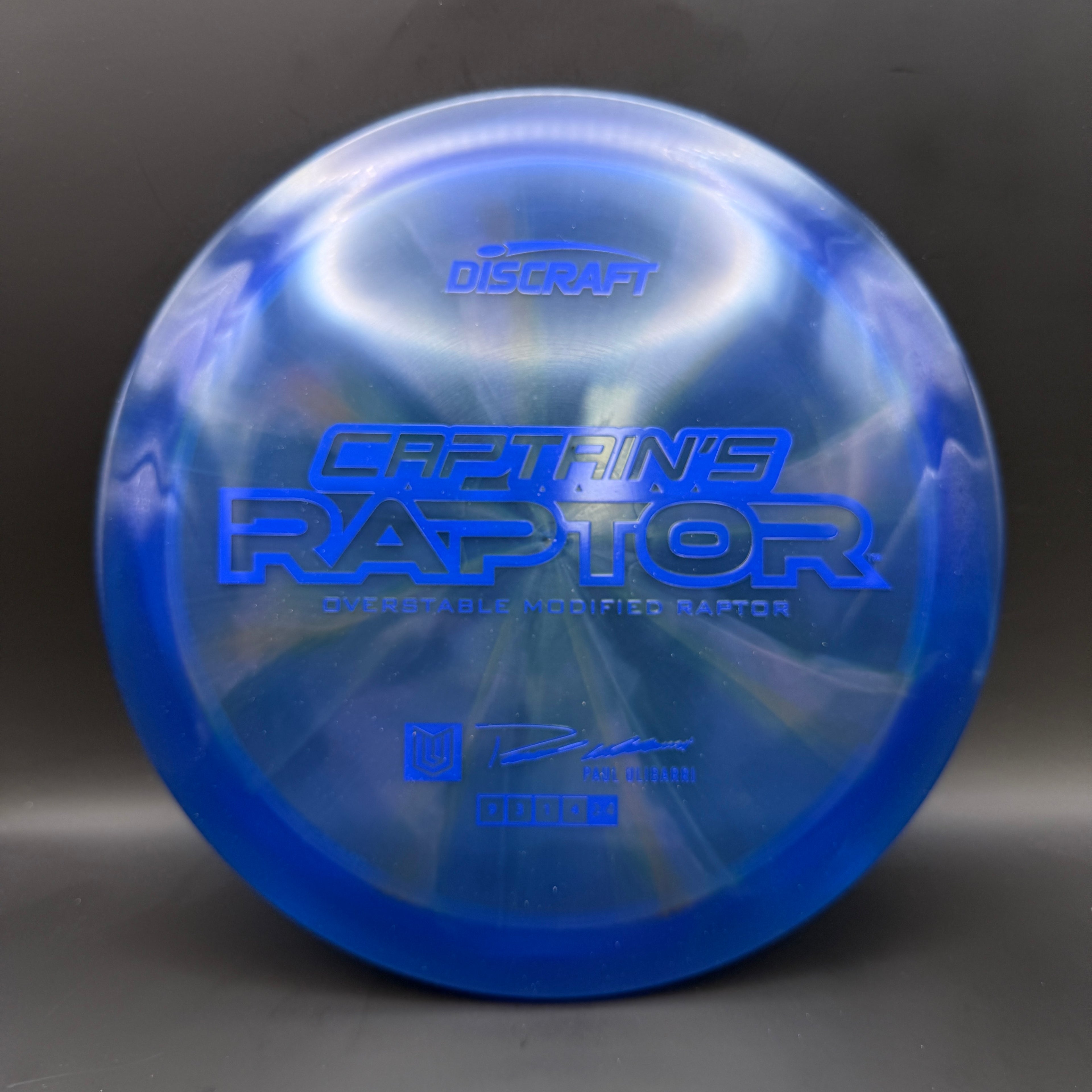 Discraft Captain’s Raptor (2025 Z Swirl)