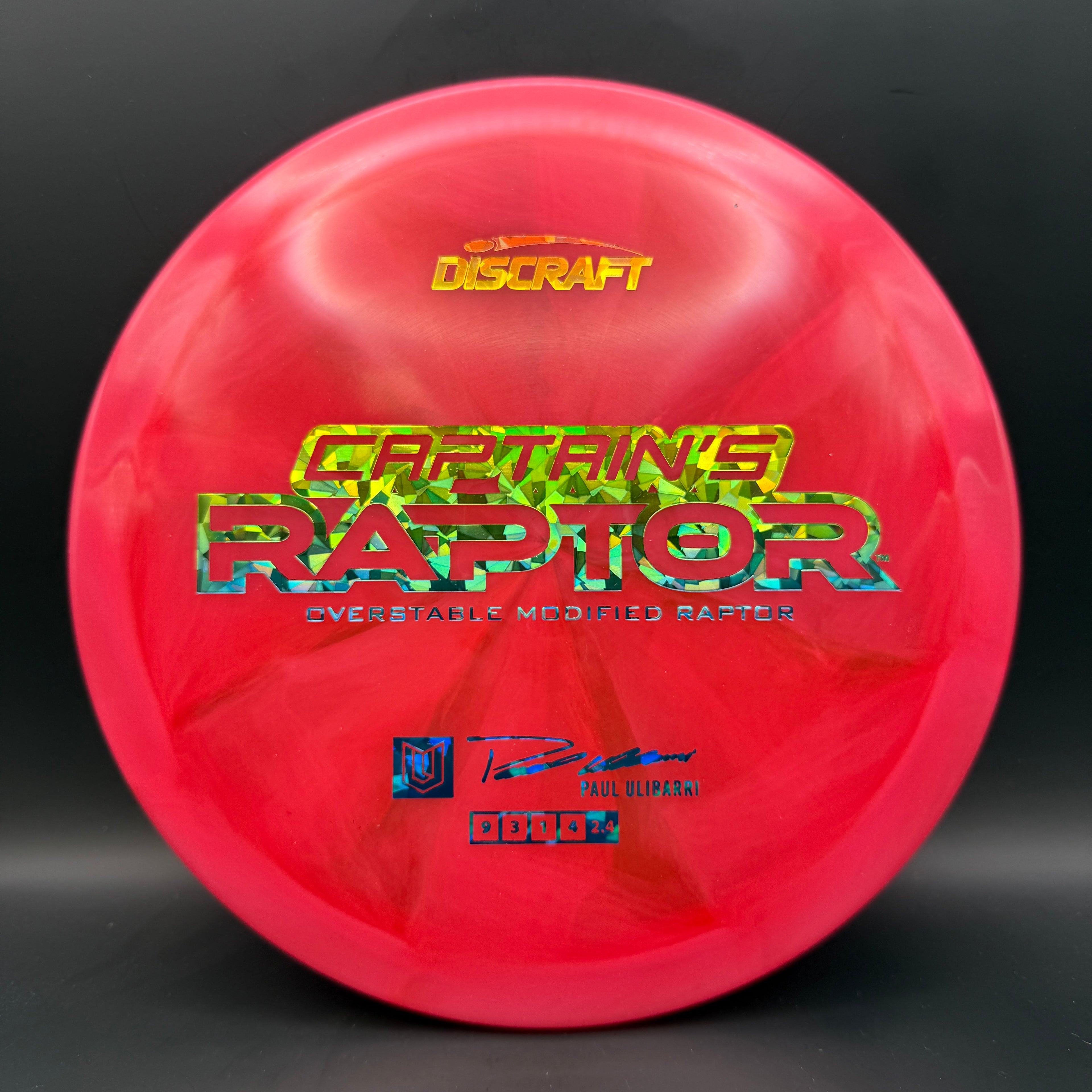 Discraft Captain’s Raptor (2025 Z Swirl)