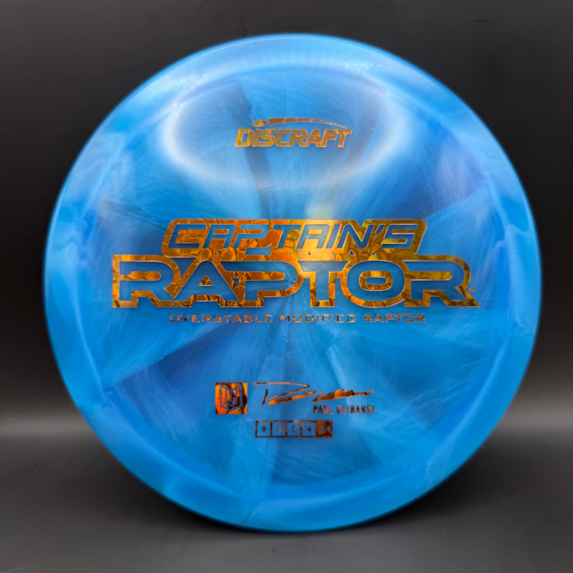 Discraft Captain’s Raptor (2025 Z Swirl)