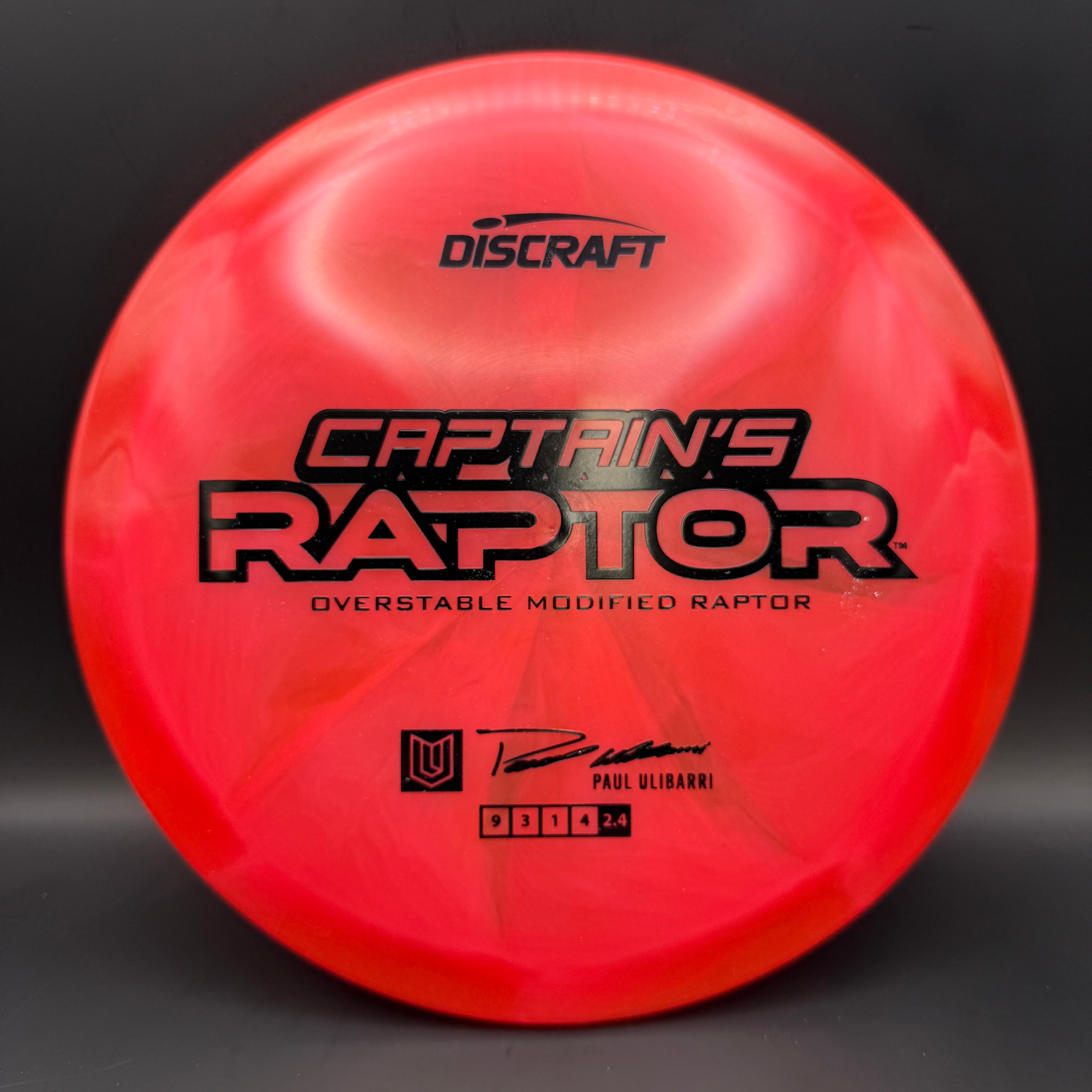 Discraft Captain’s Raptor (2025 Z Swirl)