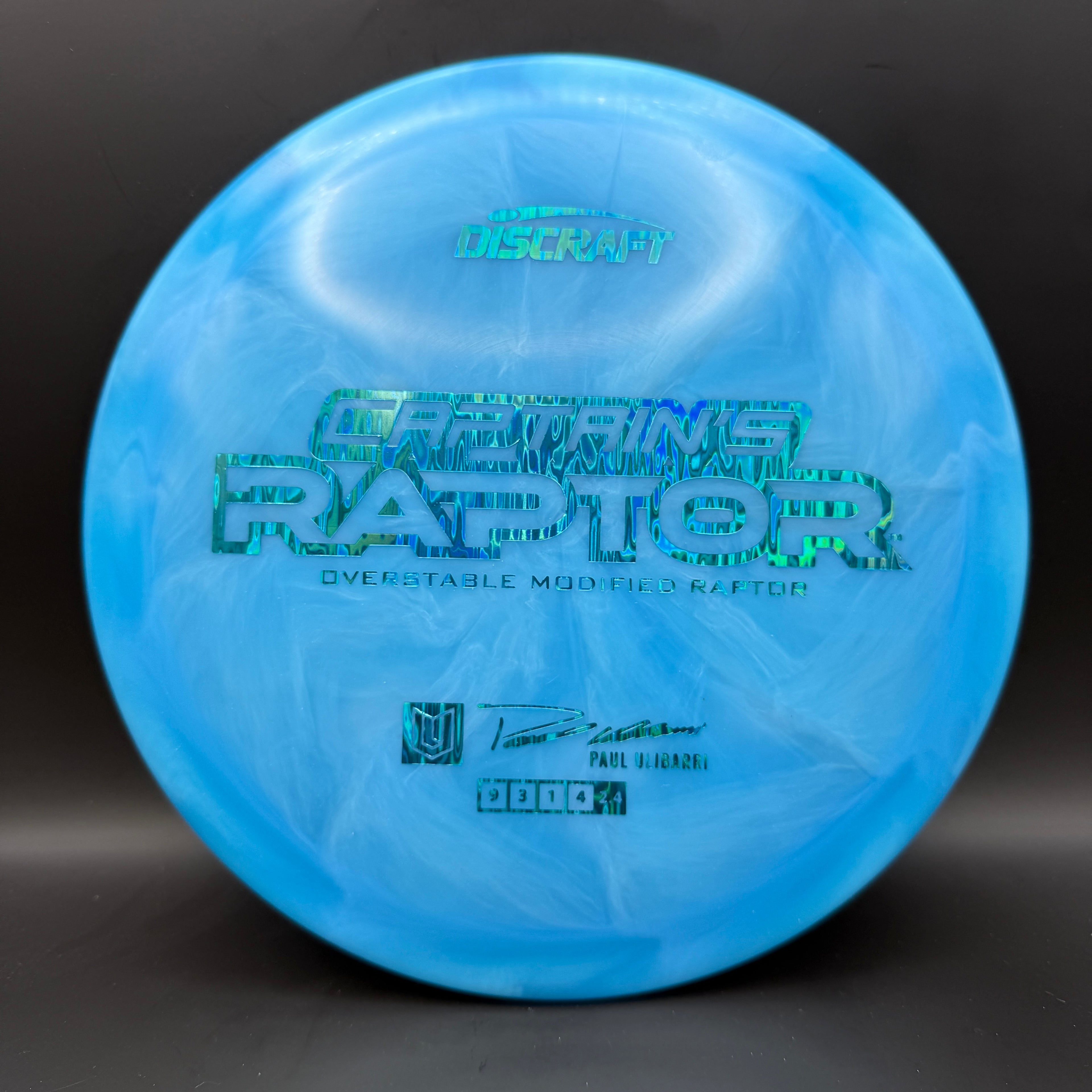Discraft Captain’s Raptor (2025 Z Swirl)