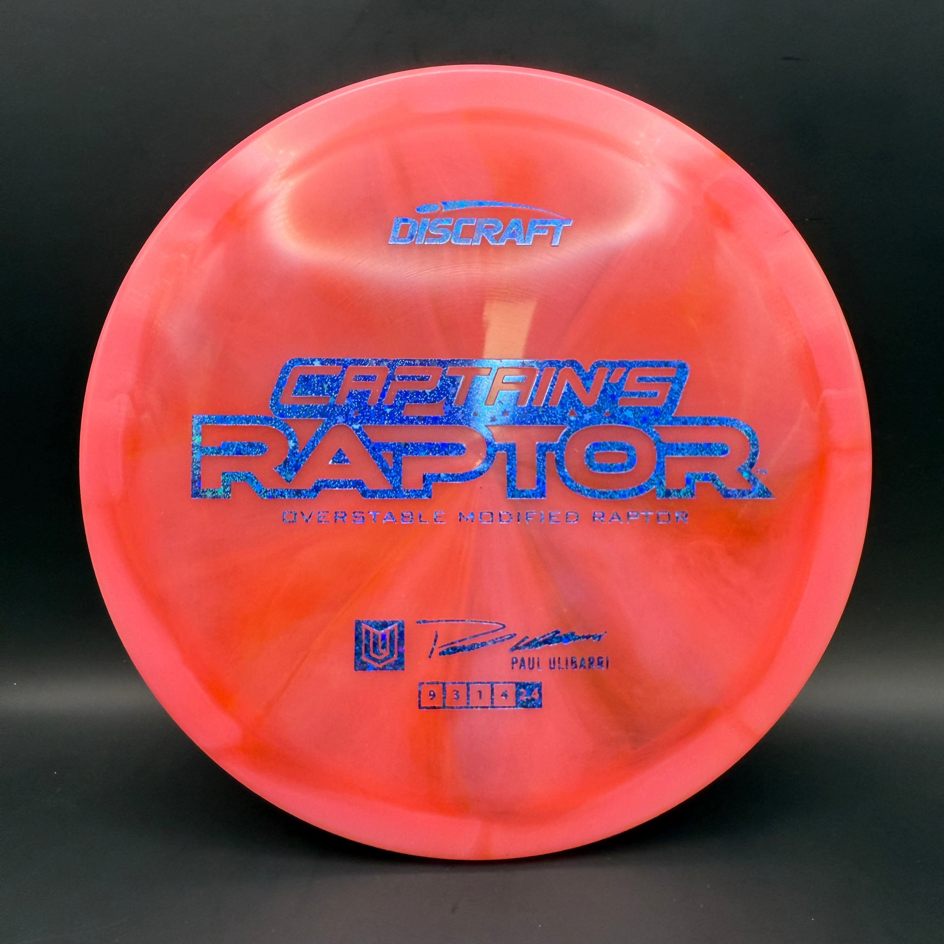 Discraft Captain’s Raptor (2025 Z Swirl)