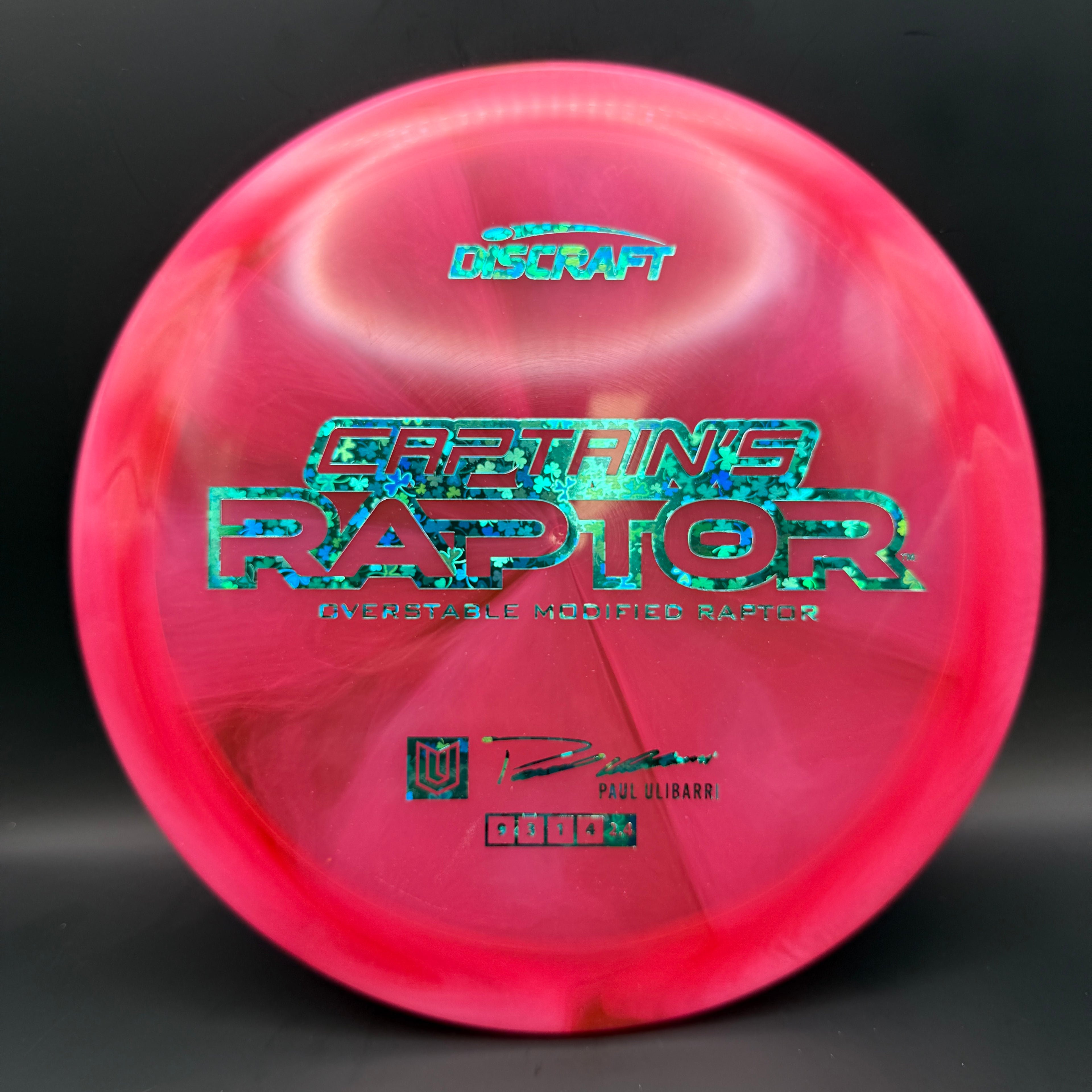 Discraft Captain’s Raptor (2025 Z Swirl)
