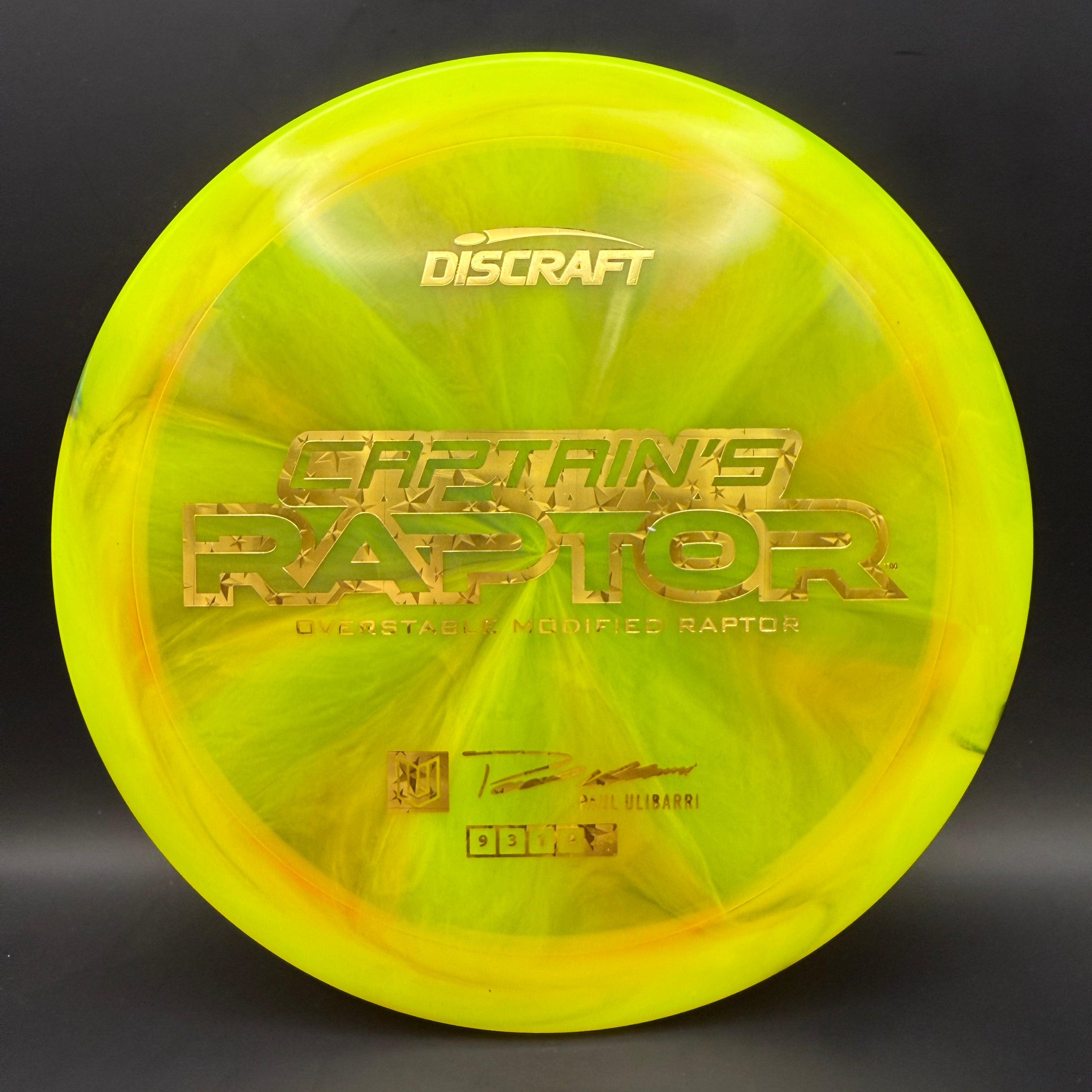 Discraft Captain’s Raptor (2025 Z Swirl)