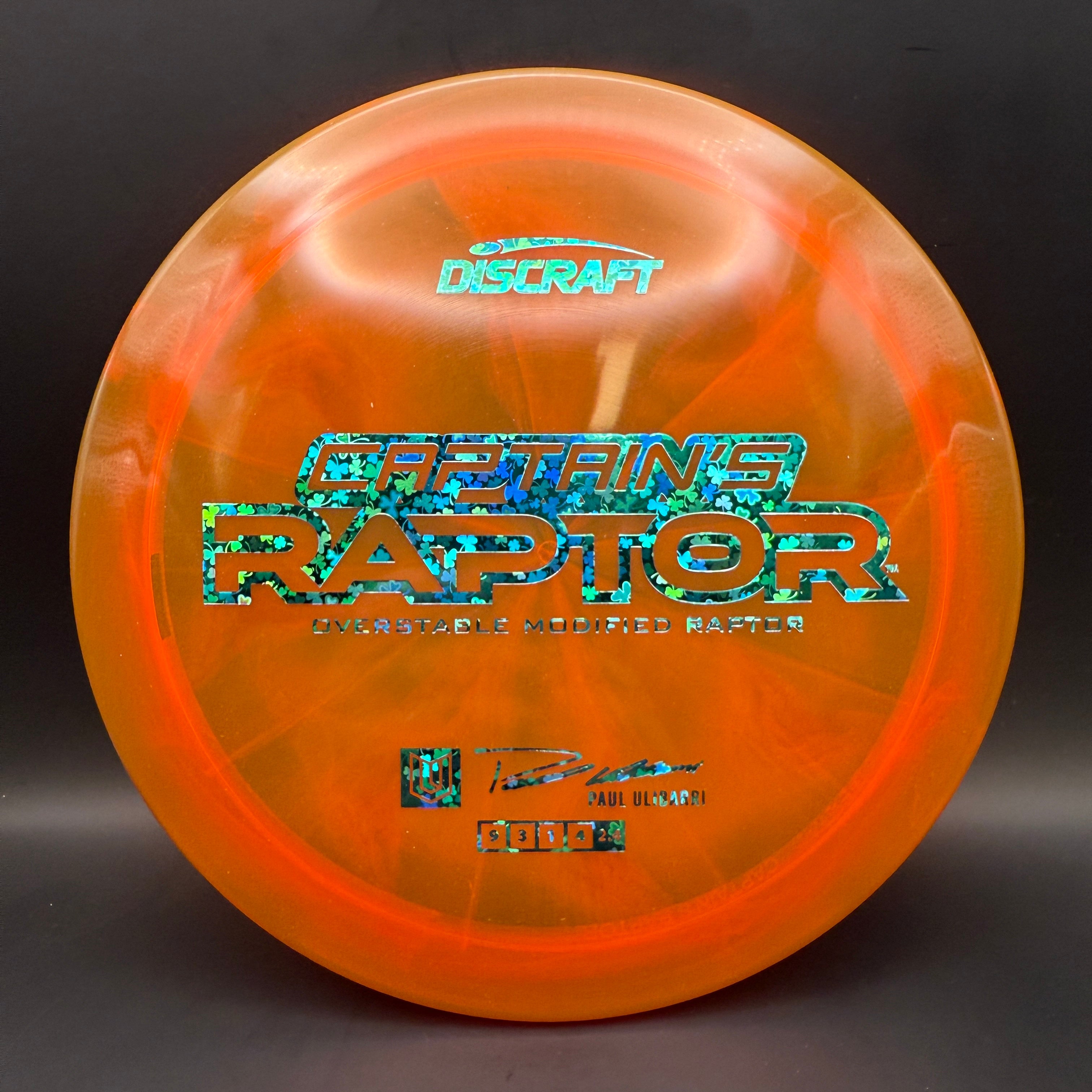 Discraft Captain’s Raptor (2025 Z Swirl)