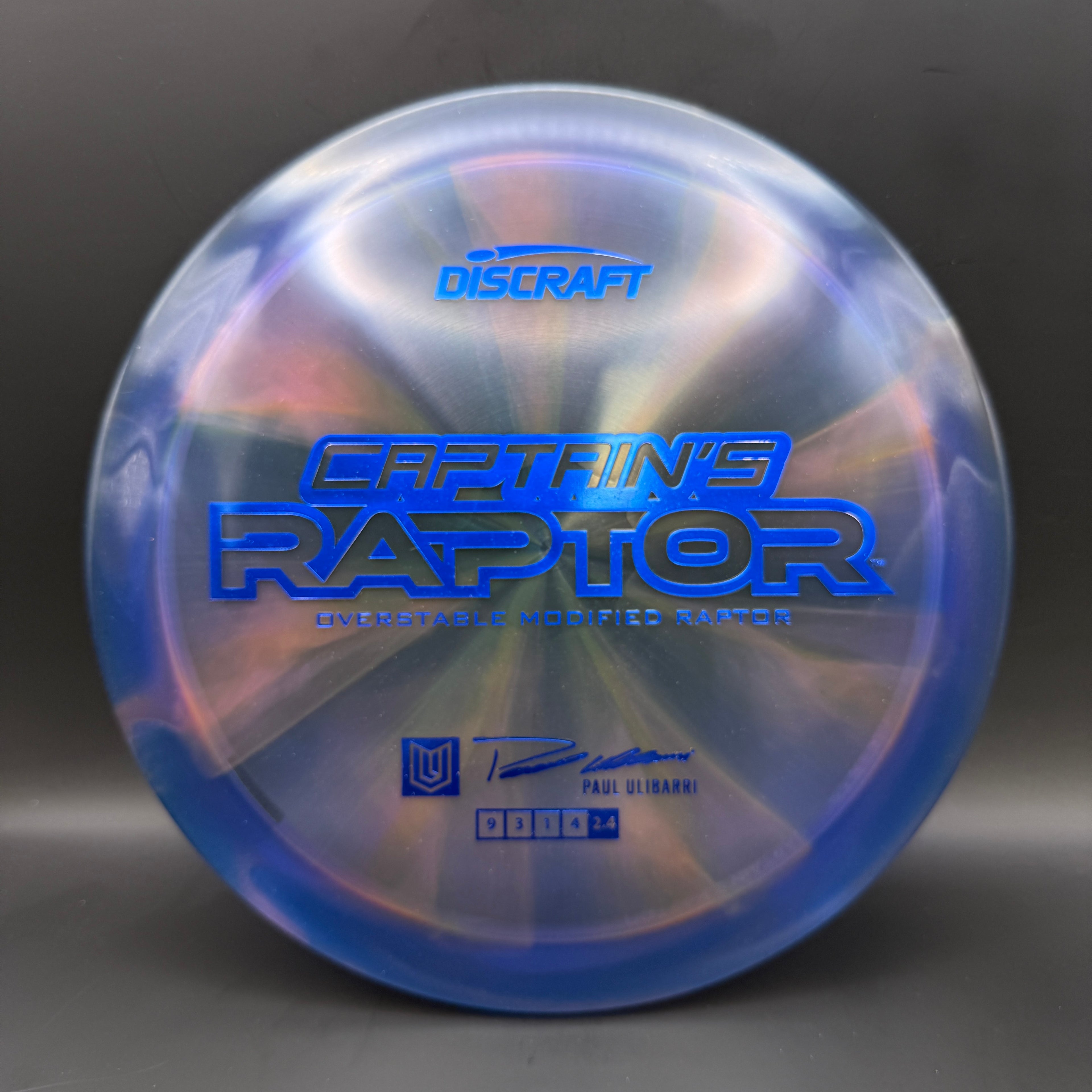 Discraft Captain’s Raptor (2025 Z Swirl)