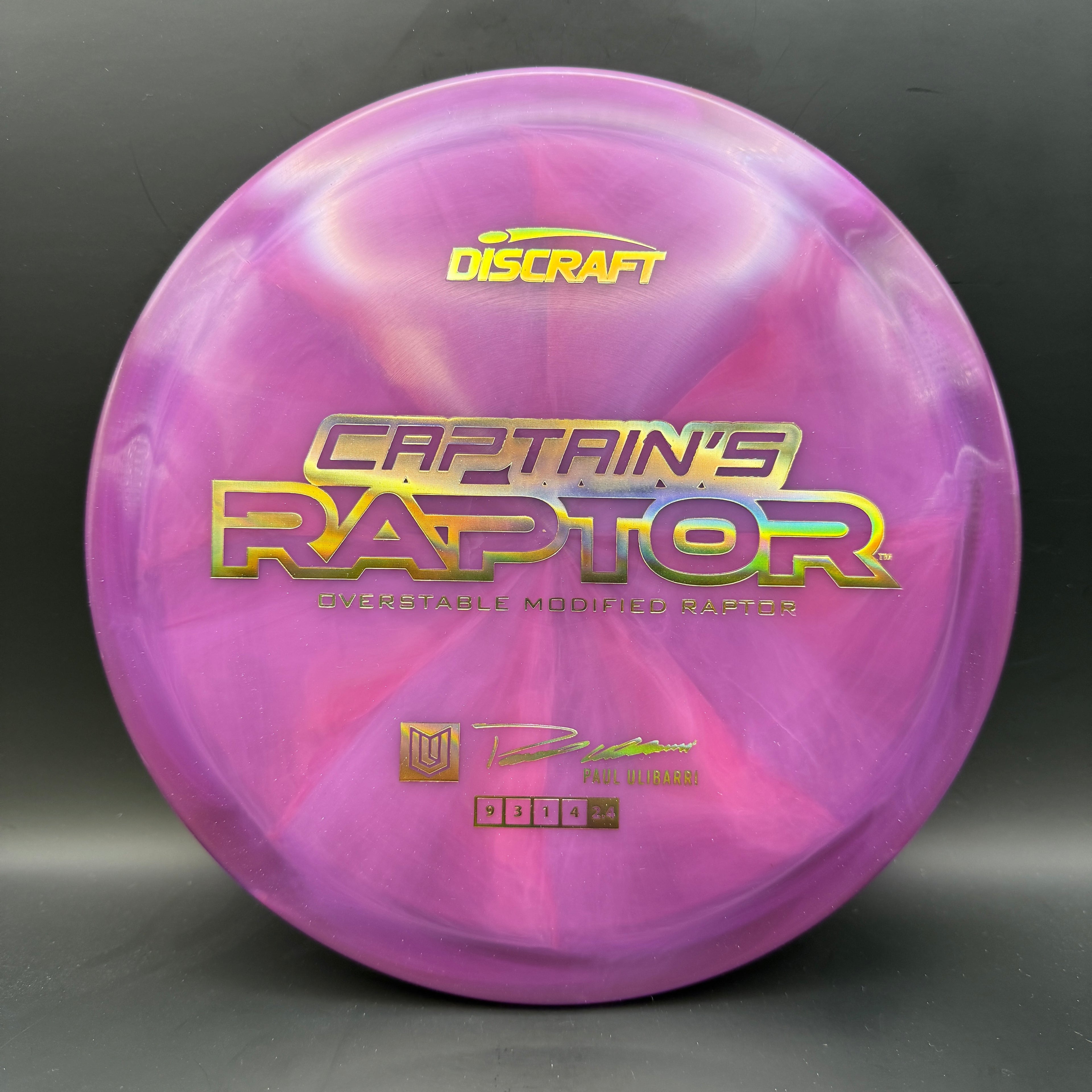 Discraft Captain’s Raptor (2025 Z Swirl)