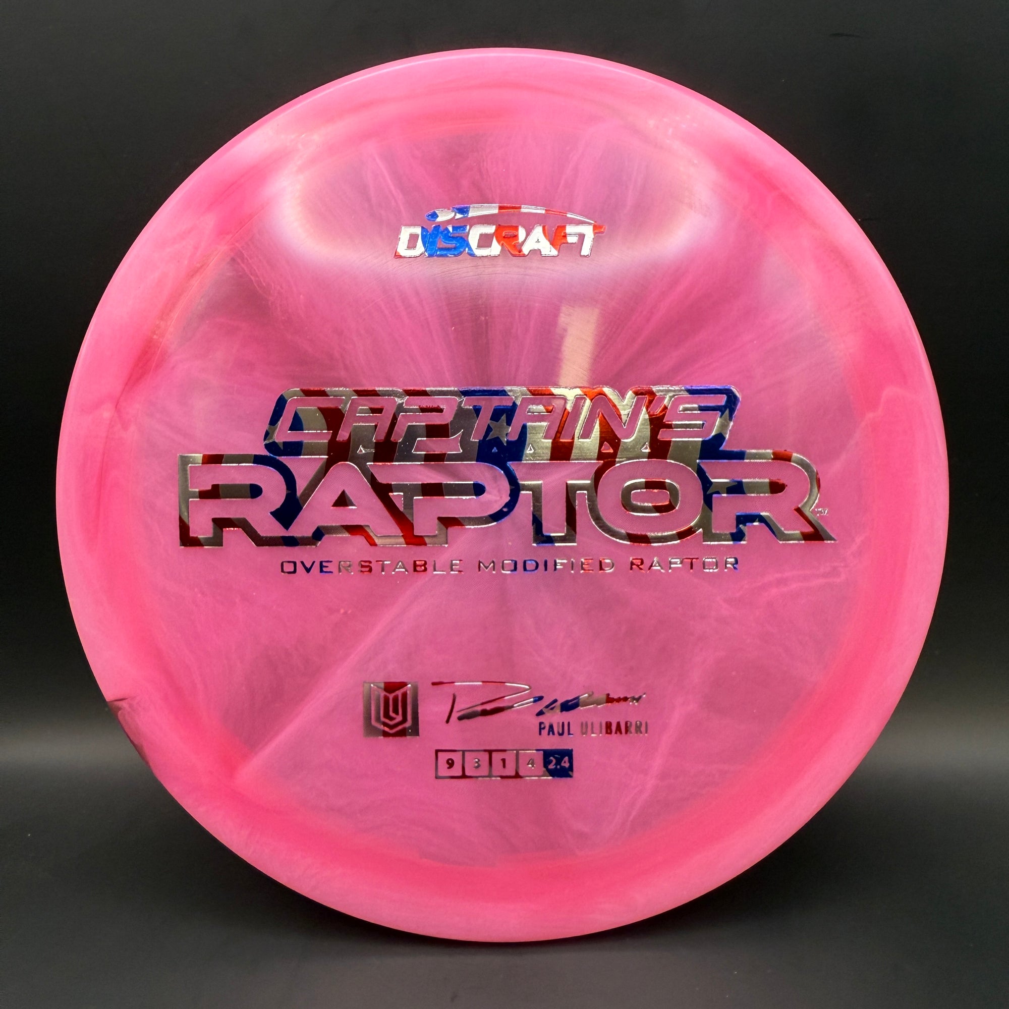 Discraft Captain’s Raptor (2025 Z Swirl)