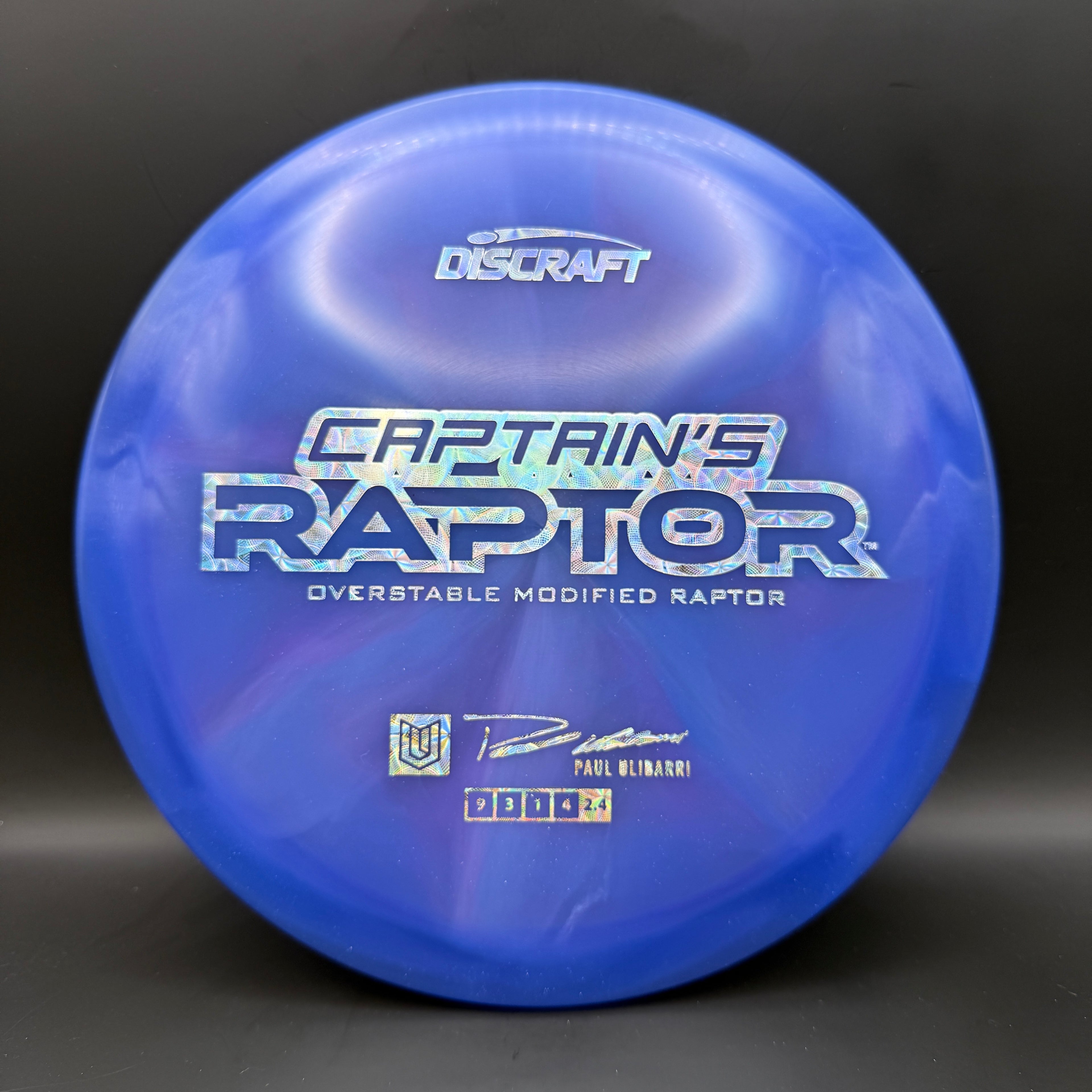Discraft Captain’s Raptor (2025 Z Swirl)