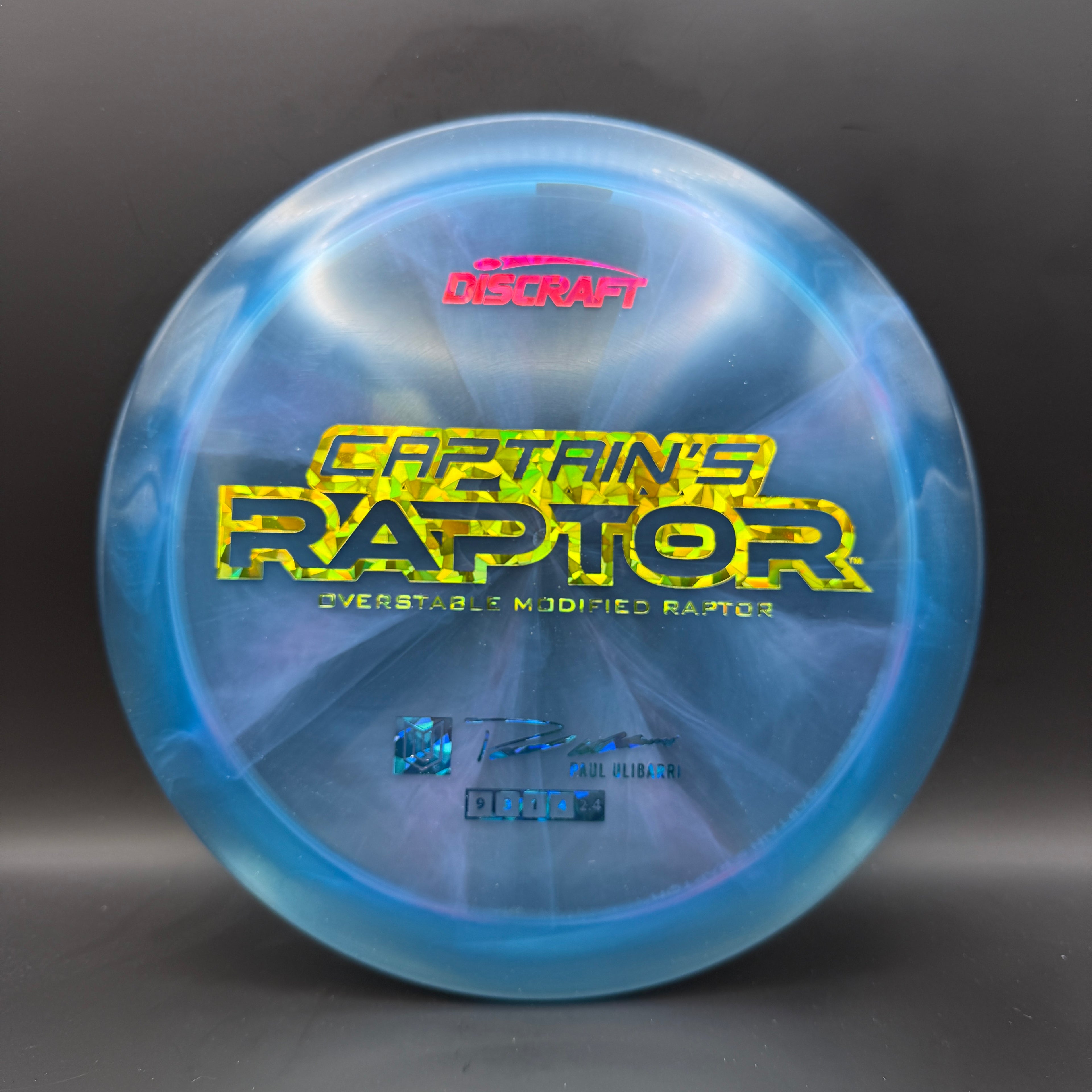 Discraft Captain’s Raptor (2025 Z Swirl)