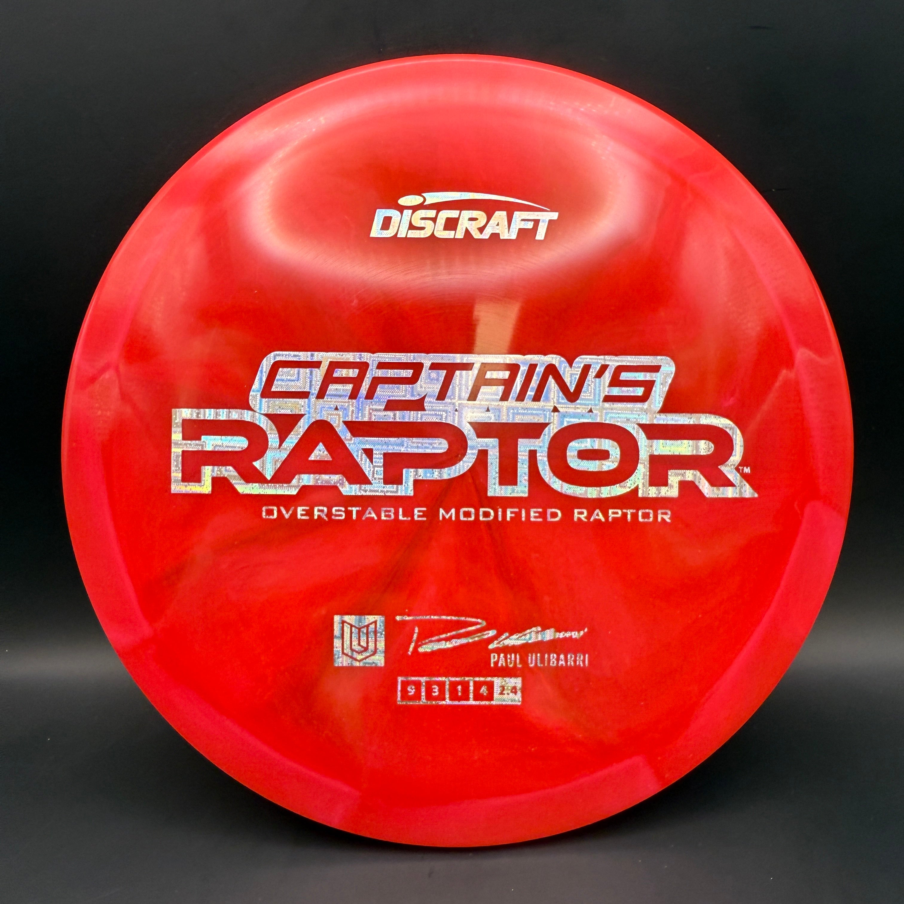 Discraft Captain’s Raptor (2025 Z Swirl)