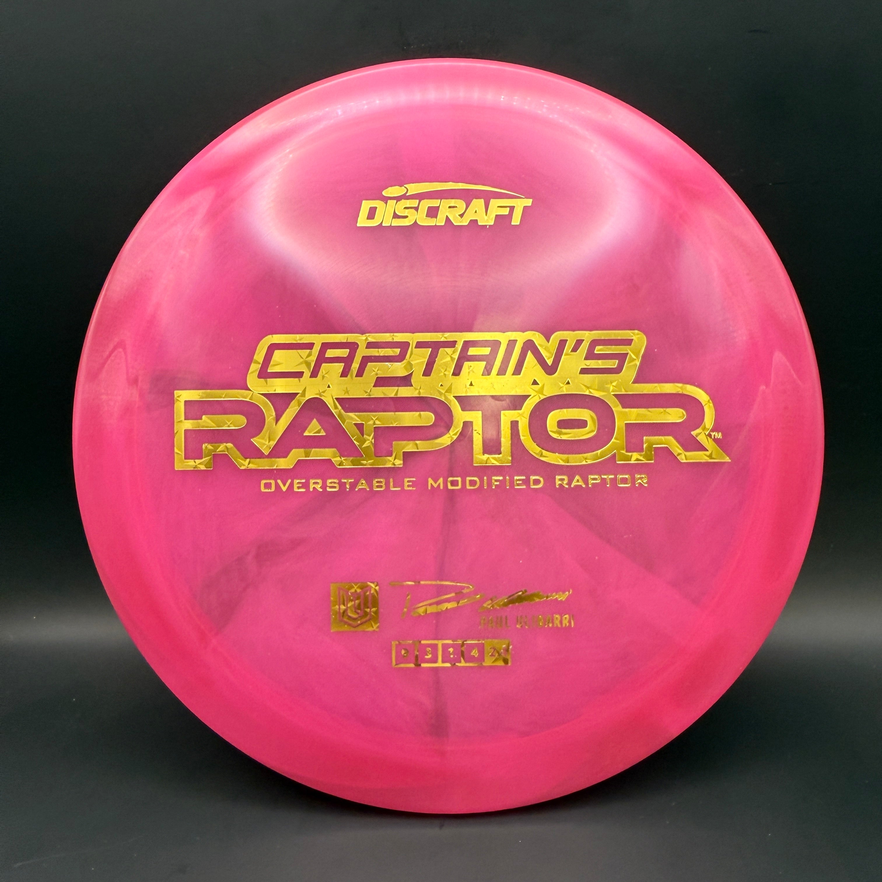 Discraft Captain’s Raptor (2025 Z Swirl)